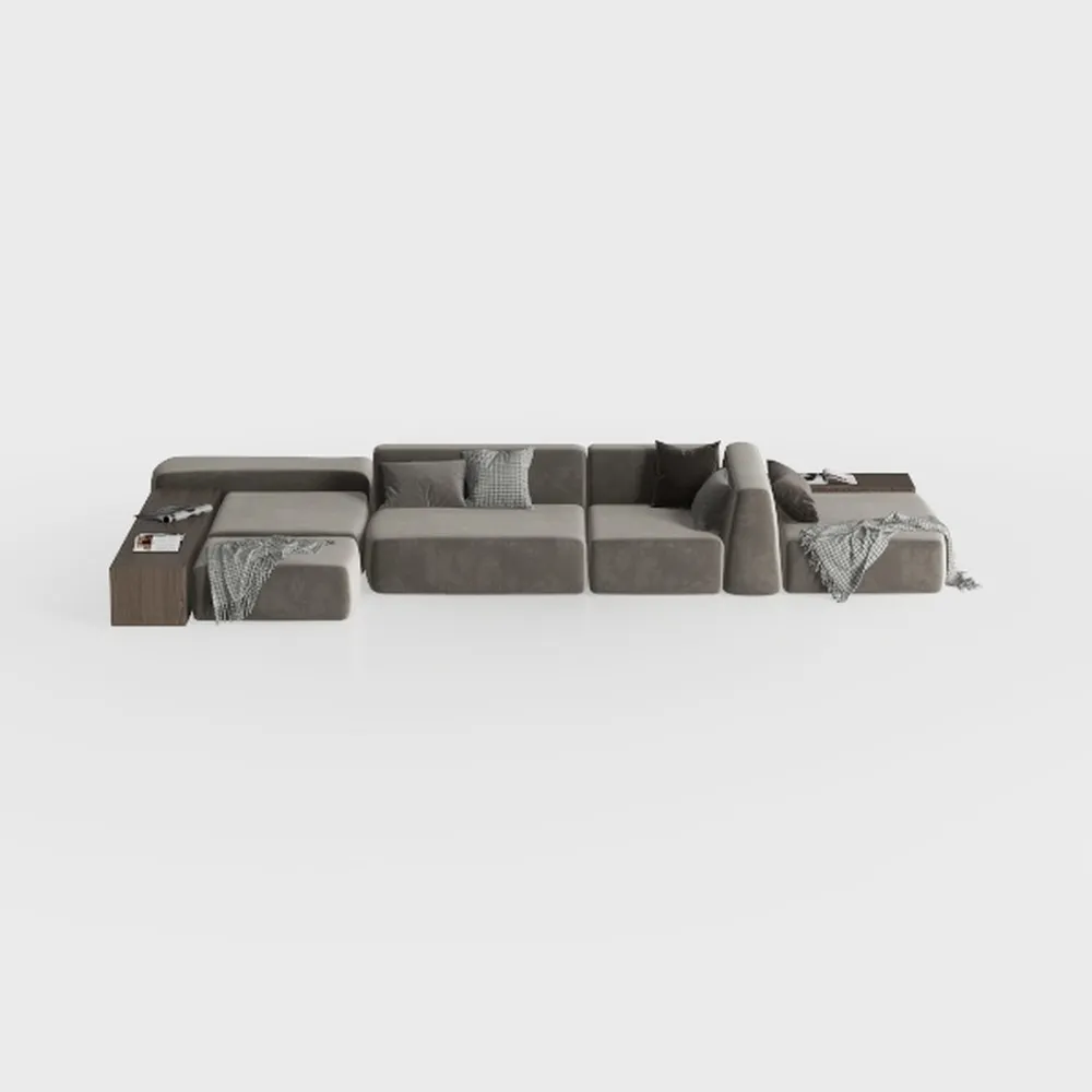 YI DANICA L-Shaped Sectional Couch – Modular with