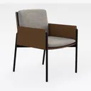 Patio Wicker Chair Sets of 2, Outdoor Dining Right 45 Degree View