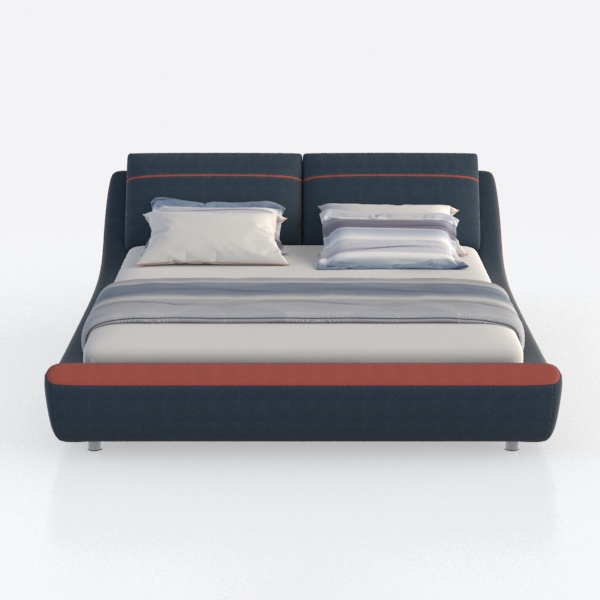 LSIGHTUS Black Modern Simplicity Queen Size Platfo