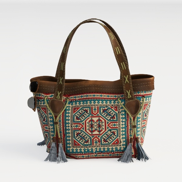 Contemporary Tropical-bohemian bag