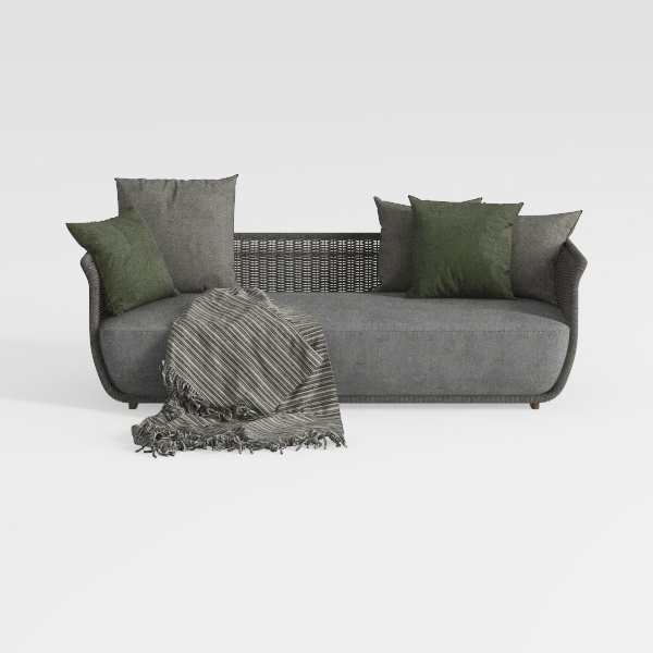 108.3" Sectional Foam Couch,L Shape Sofa with Chai