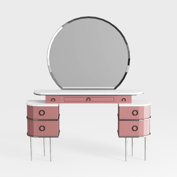 JCPQDWTD Tavolo da Trucco Bianco per Donne e Ragazze, da Parete con Specchio e Due cassetti, Tavolo da Trucco Galleggiante con Accessori per imballaggio, Dimensioni 95 cm, Ideale per Camera da Letto