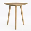 Outdoor Side Table, Weather Resistant Patio Small Left 45 Degree View