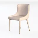 Chair Dining Dining Chairs Set Leather Upholstered Left 45 Degree View