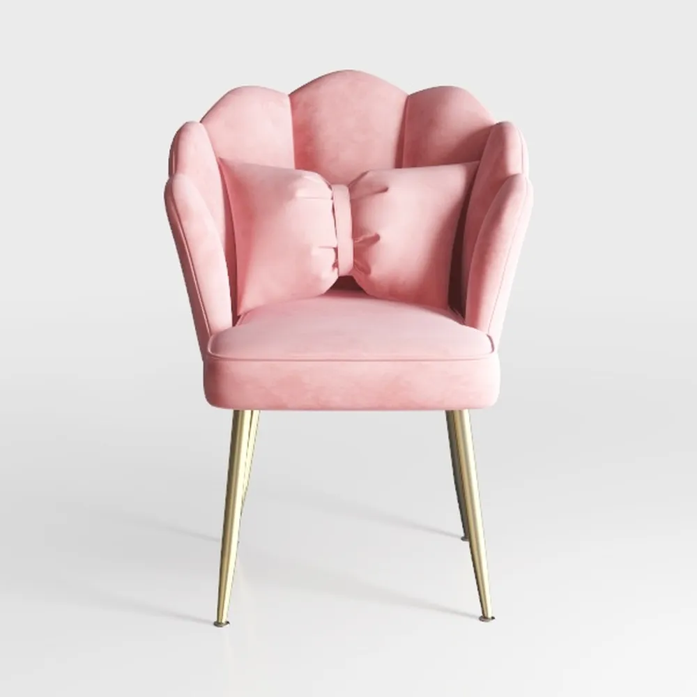 HOMCOM Elegant Velvet Fabric Accent Chair/Leisure 