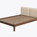 DG Casa Reign Boucle Mid-Century Modern Queen Size Left 45 Degree View