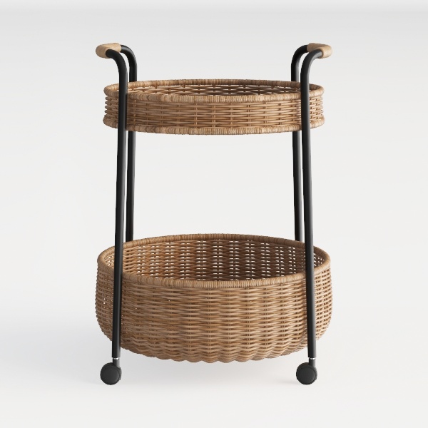 Bamworld Side Table Nature Rattan Night Stand