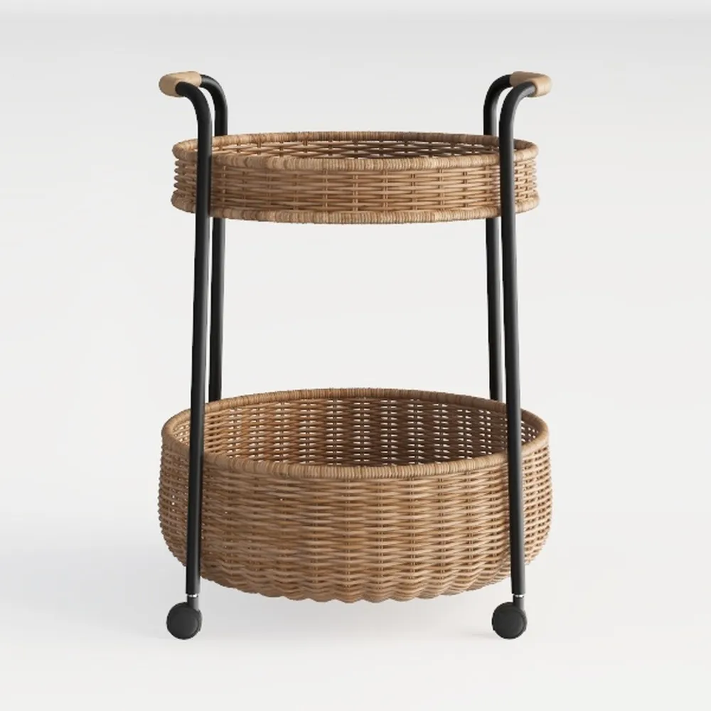 Bamworld Side Table Nature Rattan Night Stand