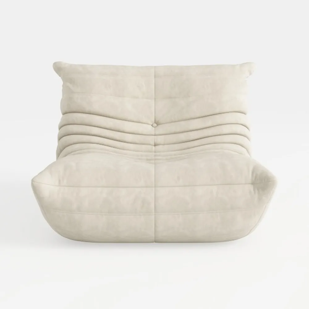 Bean Bag Chair with Ottoman, Armrest Bean Bag