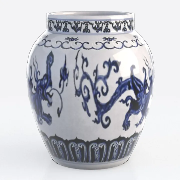 Blue and White Vases, Ceramic vases for Home Decor