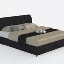 TREATLIFE HOME Tufted Bed in a Box with USB Chargi Right 45 Degree View