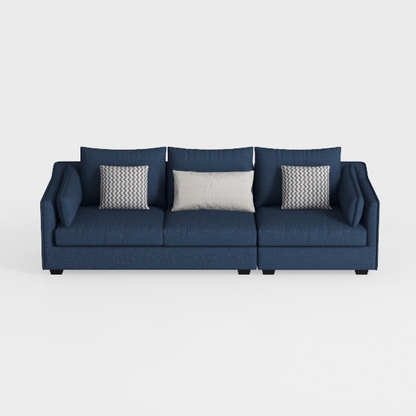 Rattaner 3-Seat Patio Wicker Sofa, Outdoor 