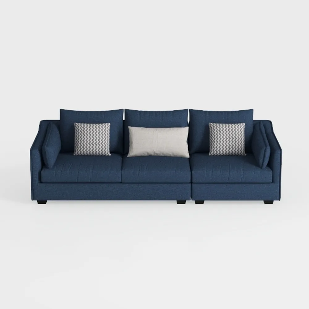 Rattaner 3-Seat Patio Wicker Sofa, Outdoor 