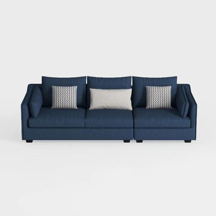Rattaner 3-Seat Patio Wicker Sofa, Outdoor 