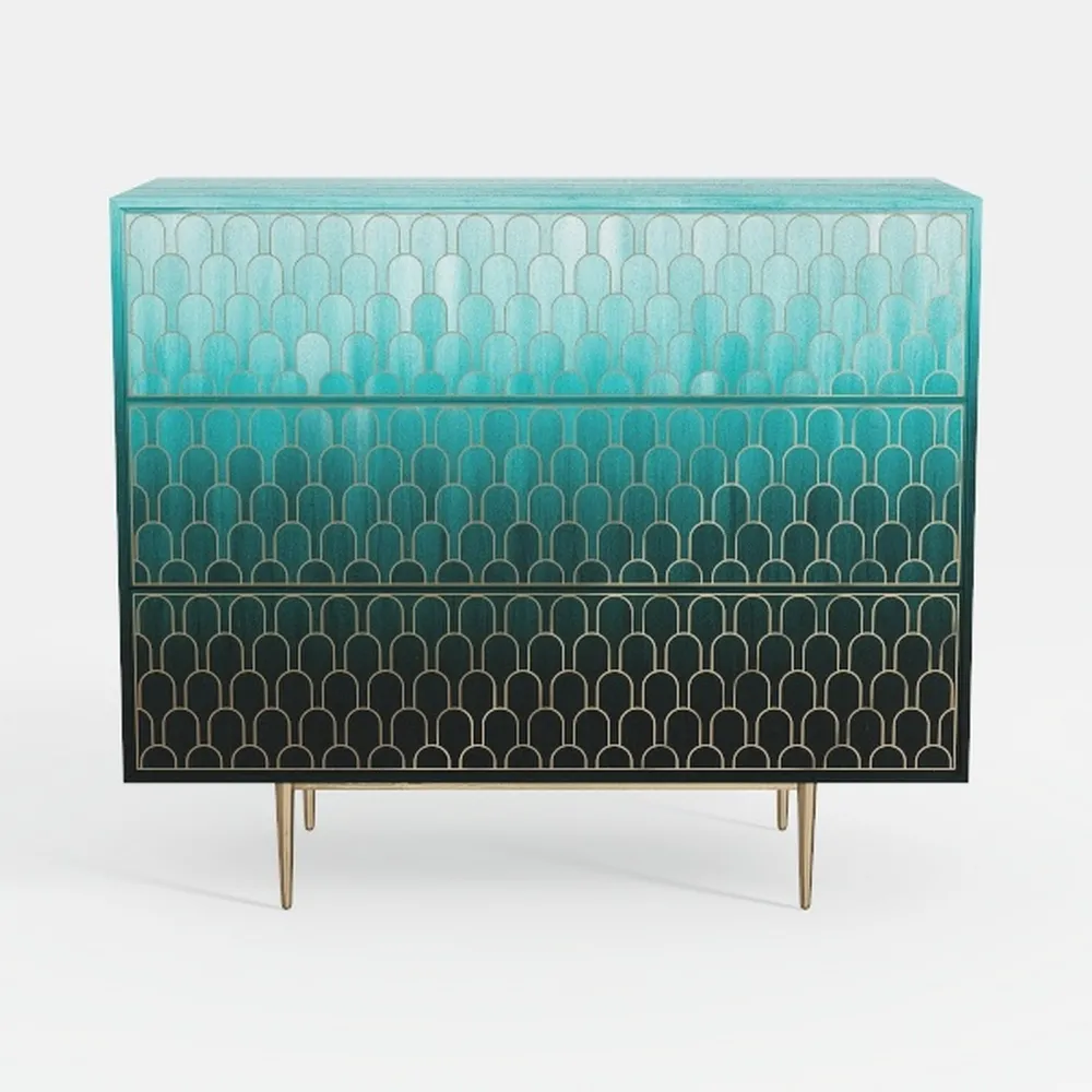 ARTPOWER Accent Cabinet with 2 Doors, Vintage