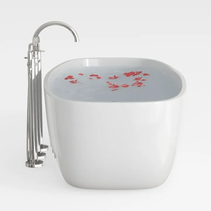 WOODBRIDGE 67" Acrylic Freestanding Bathtub