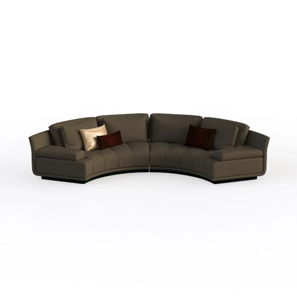 FRITHJILL Modern Sectional Sofa, 112-Inch Curved C