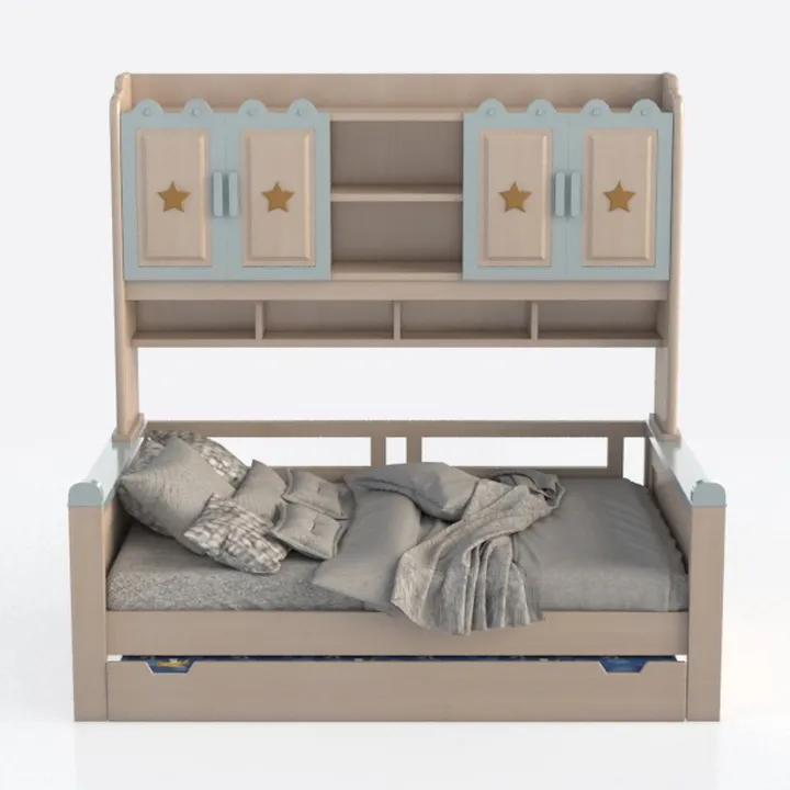 RuiSiSi Twin Size Daybed with Trundle & Storage, S