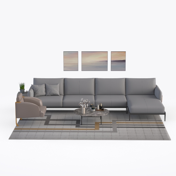 multi-seat sofa-Cool-colored space