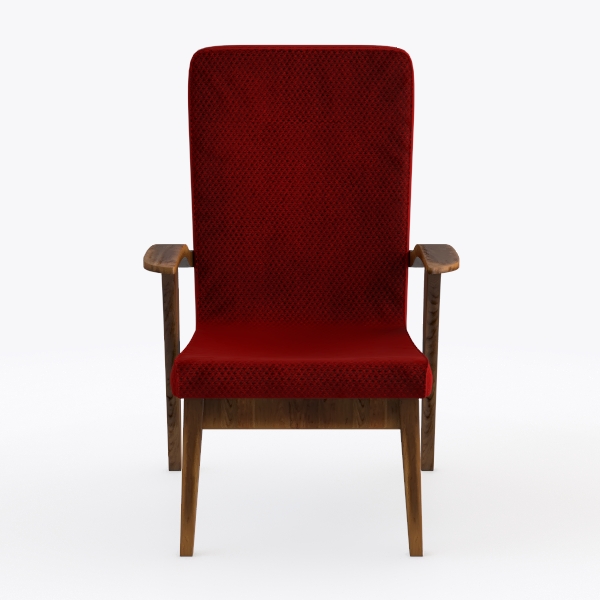 Upholstered Accent Armchair for Living Room