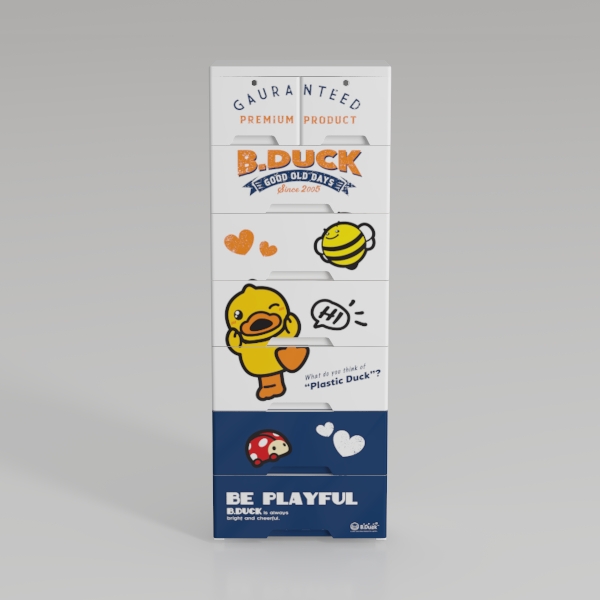 Plastic Dresser with 6 Drawers,5 Tier Lockable