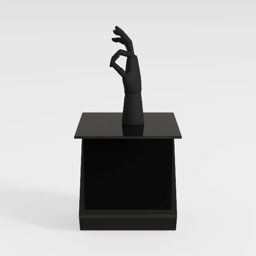 Winsome Timber Accent Table, 20 inches, Black