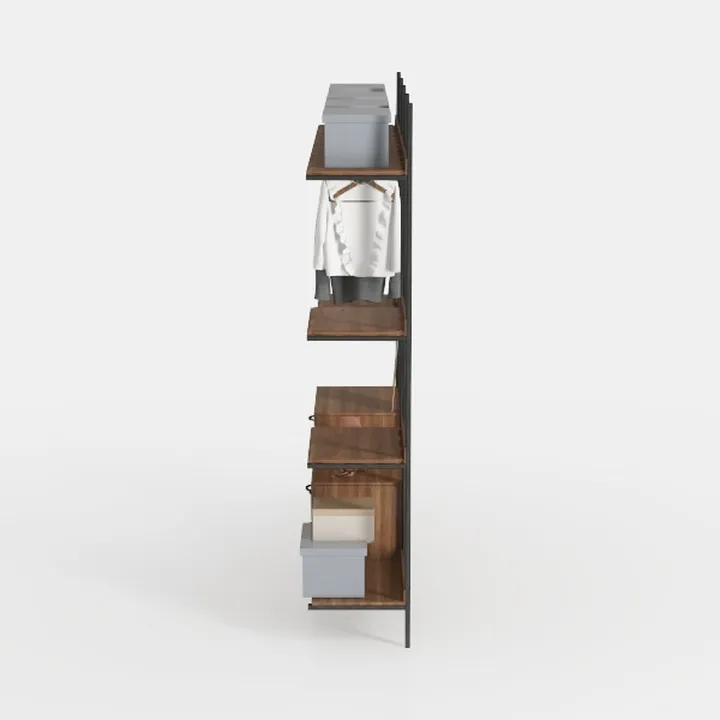 VASAGLE Corner Shelf Wall Mount, 5-Tier Floating