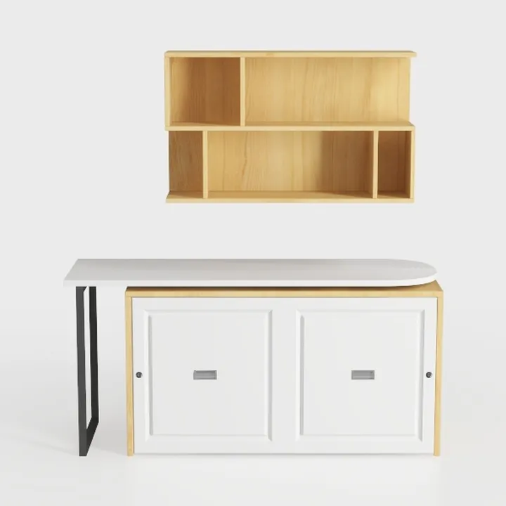 2-Tier Storage Bench, Shoe Bench with Thickened