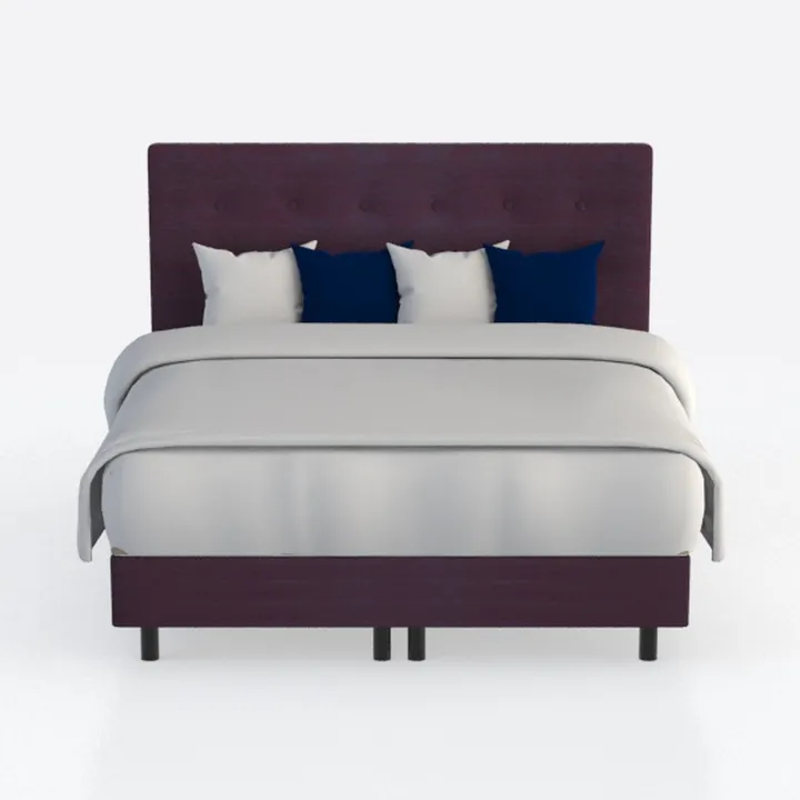 Pemberly Row Contemporary Wood California King Bed