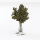 Artificial Palm Tree 8.5ft Tall Trees Plants Left 45 Degree View