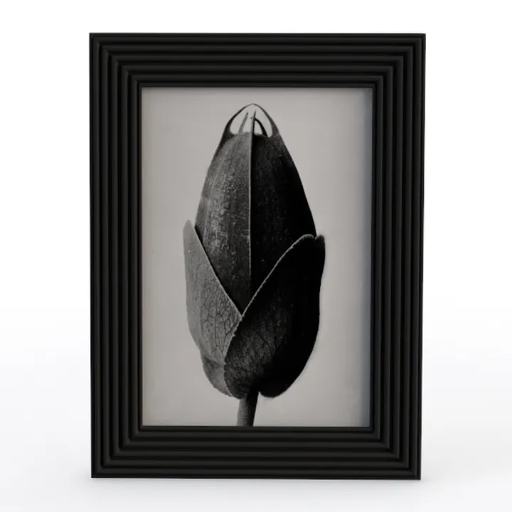 Minimalist Black Wooden Picture Frame 3D Model