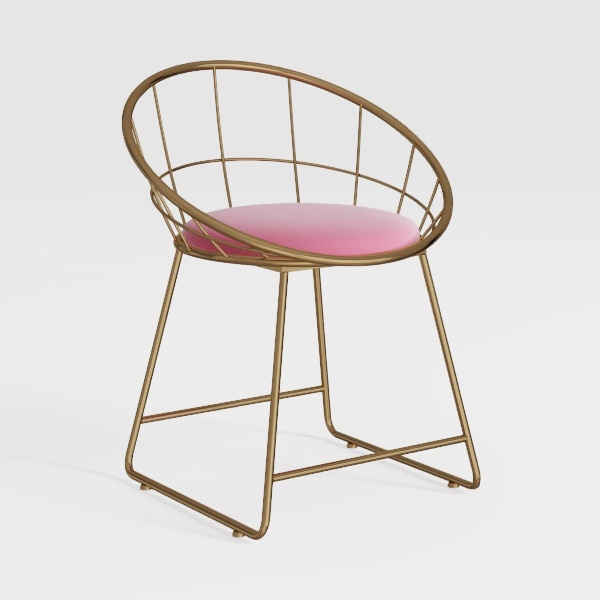 Makeup Vanity Chair,Chair with Backrest,Small