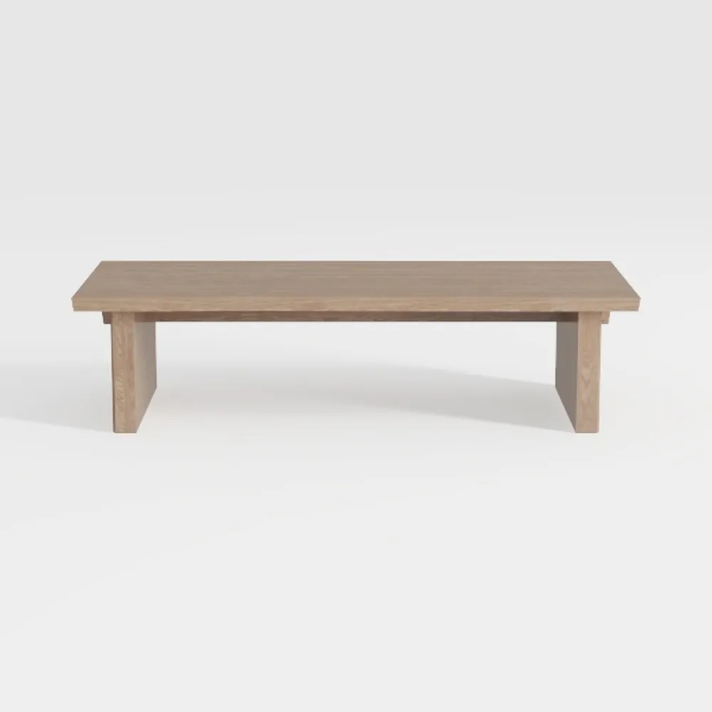Tribesigns Rectangle Coffee Table: 47.24-Inch Wood