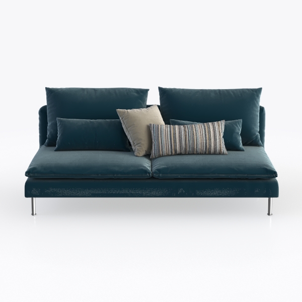 Great Deal Furniture Jordan Modern Fabric Loveseat