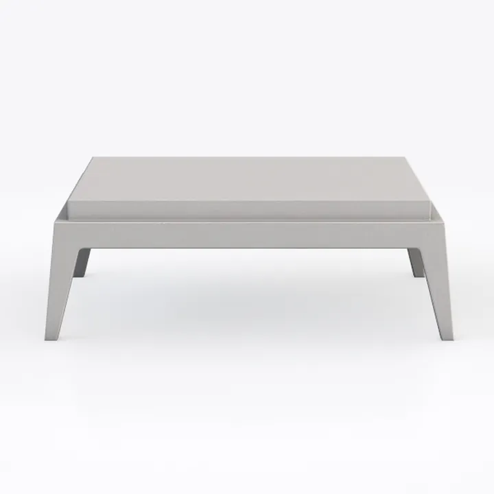 Matte White Aluminum Frame 39.38 in. Composite Out