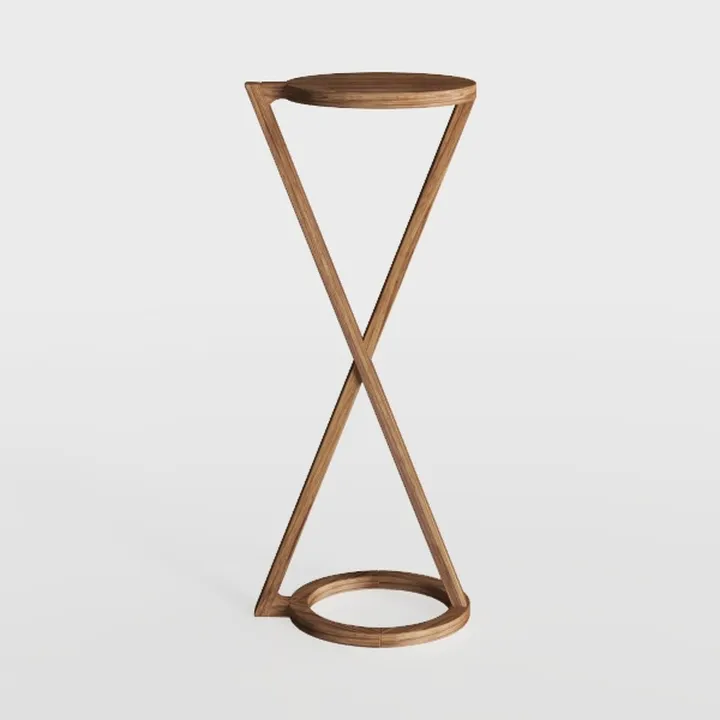 Kate and Laurel Aja Modern Side Table; 15 x 15