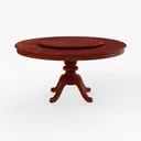3-Piece Acacia Walnut Finish Solid Wood Top - Butt Right 45 Degree View