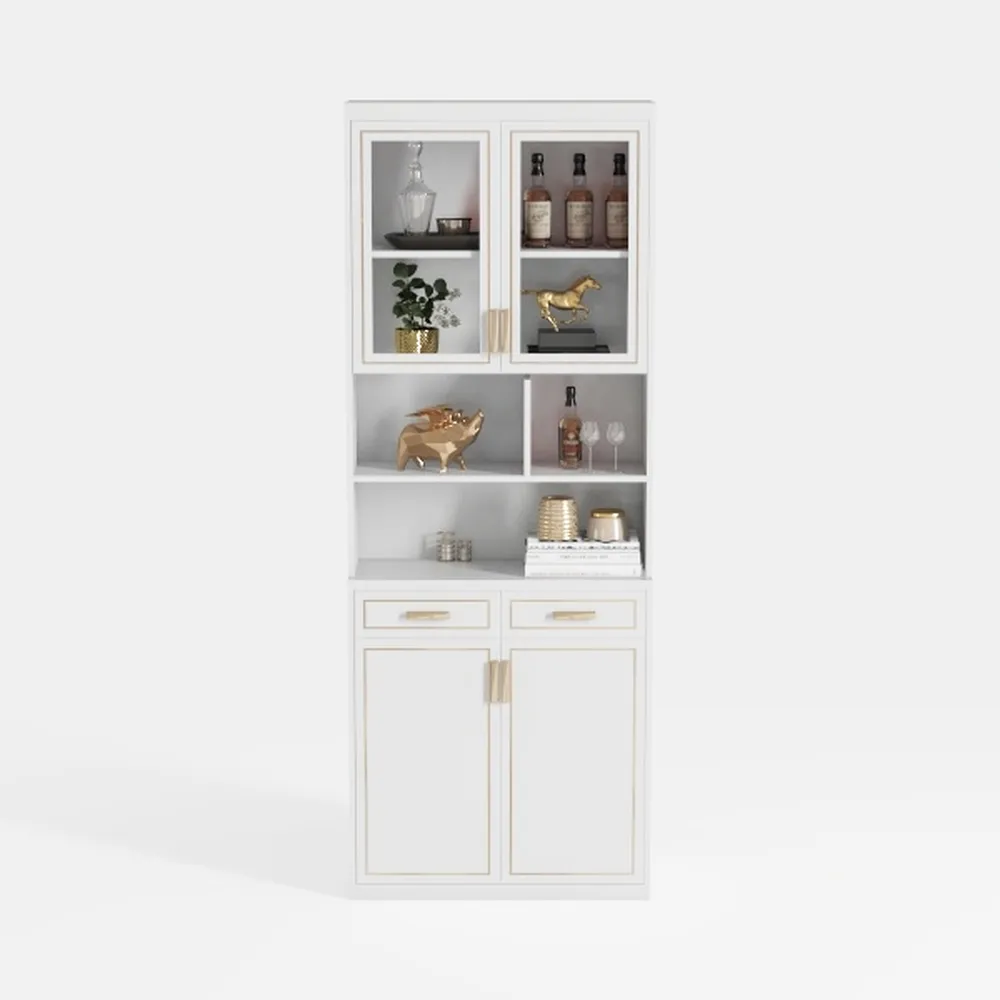 69" Tall Pantry Cabinet, Kitchen Storage Cabinet
