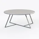 coffee table_GRAY_Round_89 Right 45 Degree View
