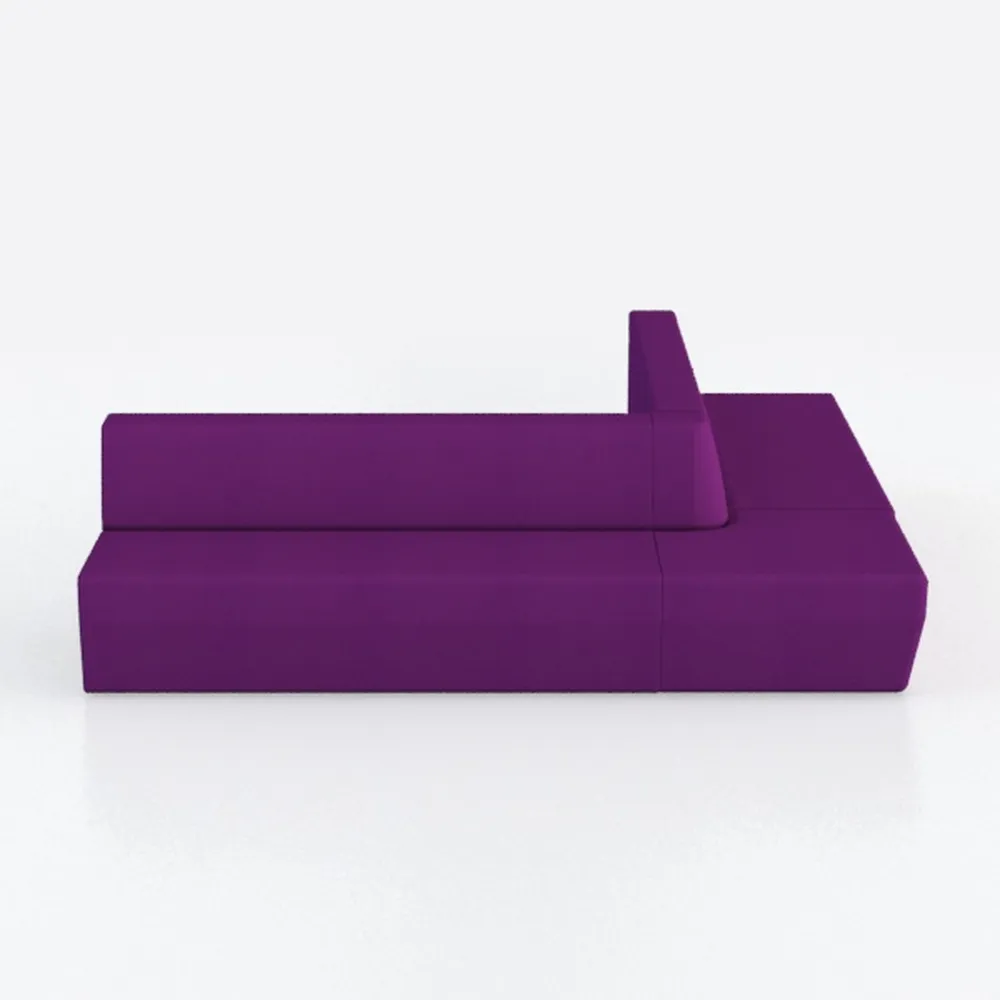 Glory Furniture Malone Microsuede Sectional in Pur