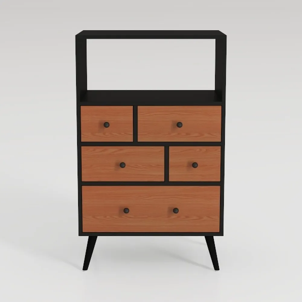 WLIVE Nightstand Set of 2 with Charging Station