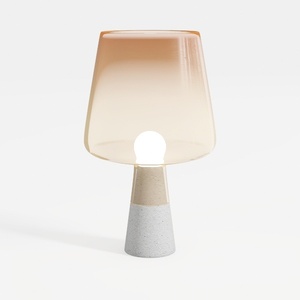 Modern Ribbed Ceramic Vase – Round Bisque