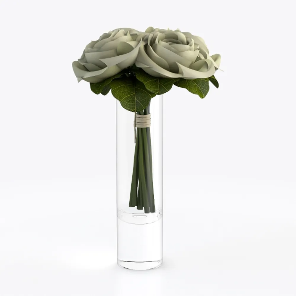 Acrylic Clear Cylinder Flower Vase Unbreakable Hurricane Tall Large Plastic Vases for Wedding Centerpieces Hydroponic Decor