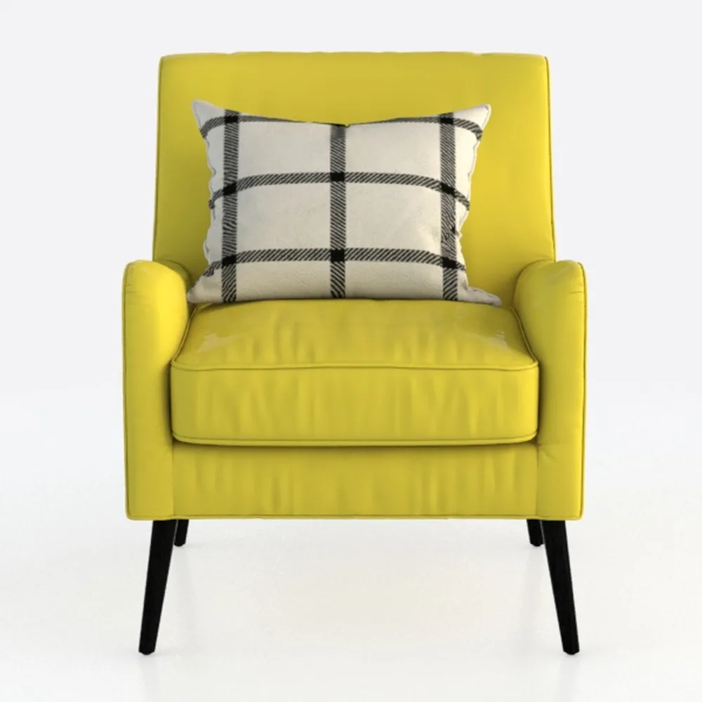 Pia Ricco Mid Century Modern Armchair Accent Chair