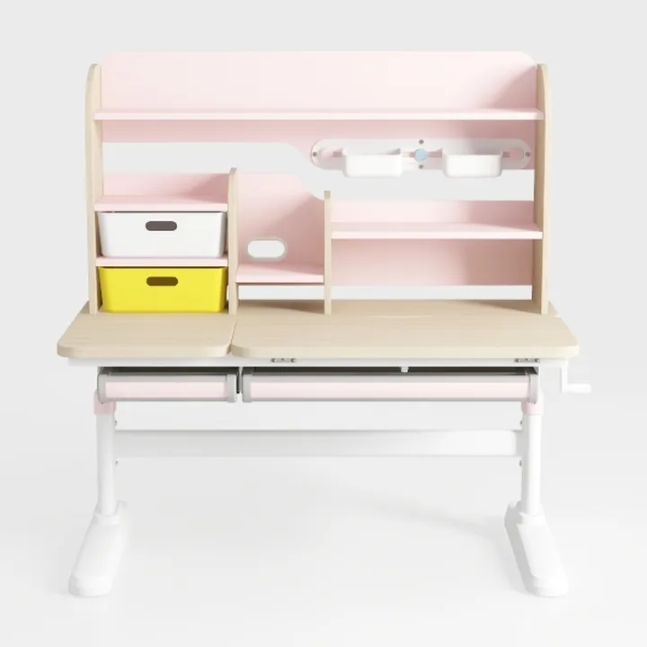 Kids Study Desk with 7-Level Tiltable Desktop Adju