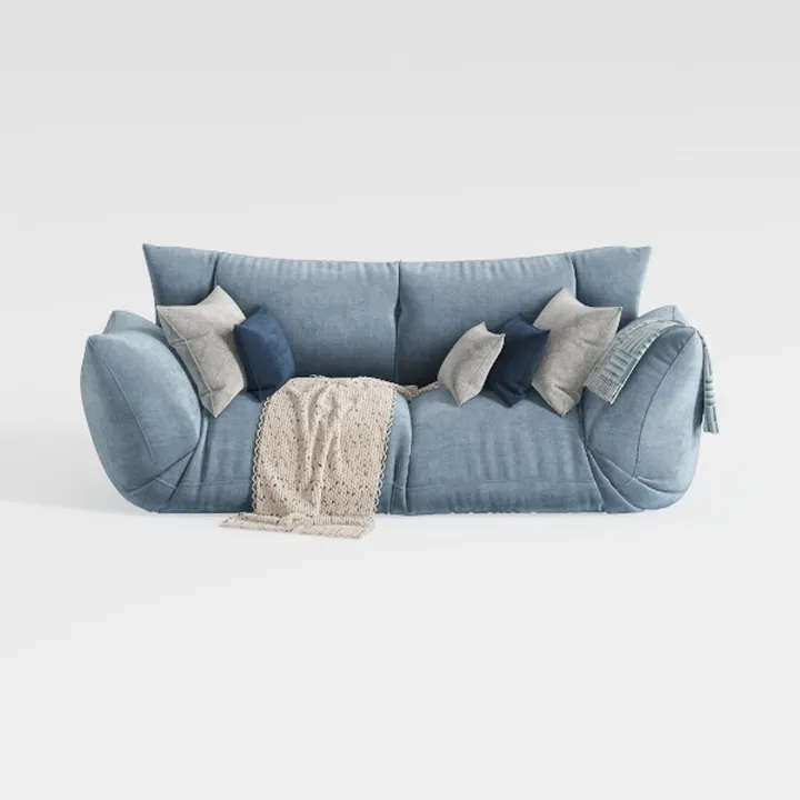 117.3” Modular Sectional Sofa, Corduroy Boneless