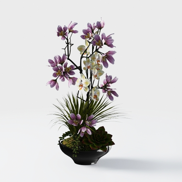 39.37&#39;&#39;/3.28ft Artificial Camellia Tree, 2 Pack