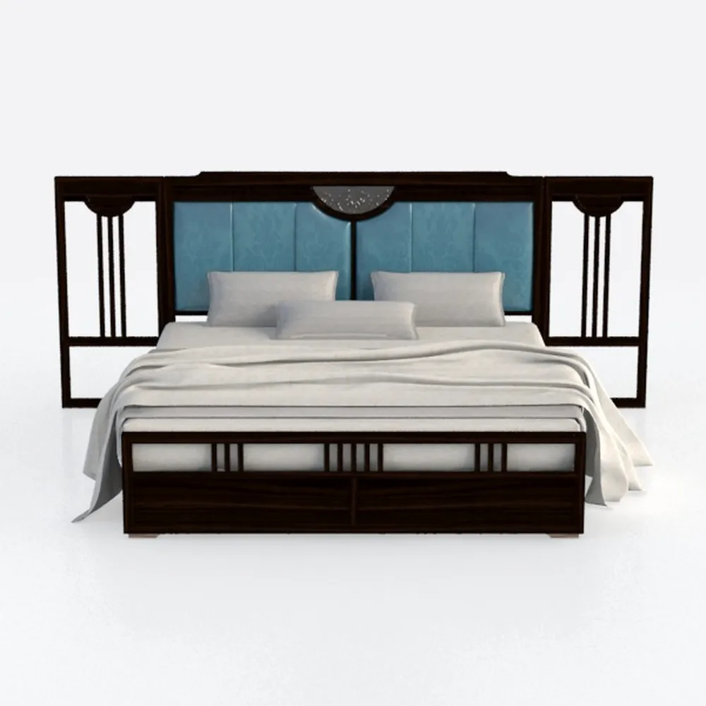 Pemberly Row Contemporary Wood California King Bed