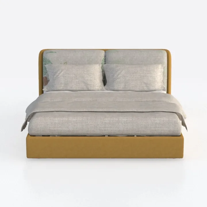 Omax Decor Chloe Upholstered Platform Bed | Box Sp