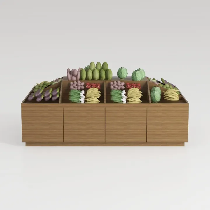 vegetable stand-Supermarket